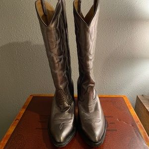 Idyllwind Metallic Silver Cowboy Boots Size 10B